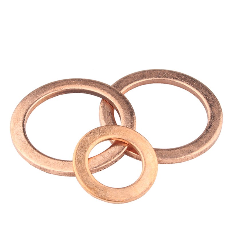 3mm – 60mm Marine Copper Sealing Washers Rings Flat Gasket Metric Various Sizes