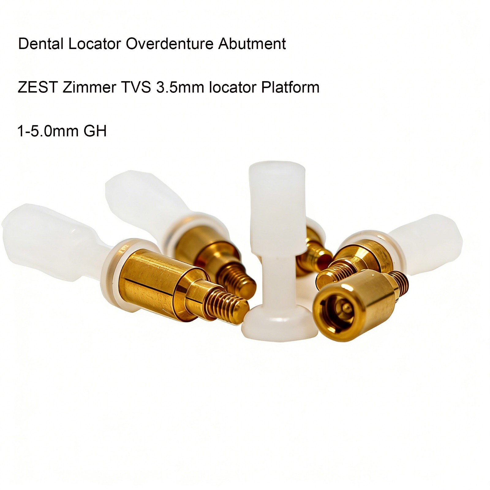 Dental Titanium Abutment for ZIMMER TSV 3.5 Compatible With Zest Locator system