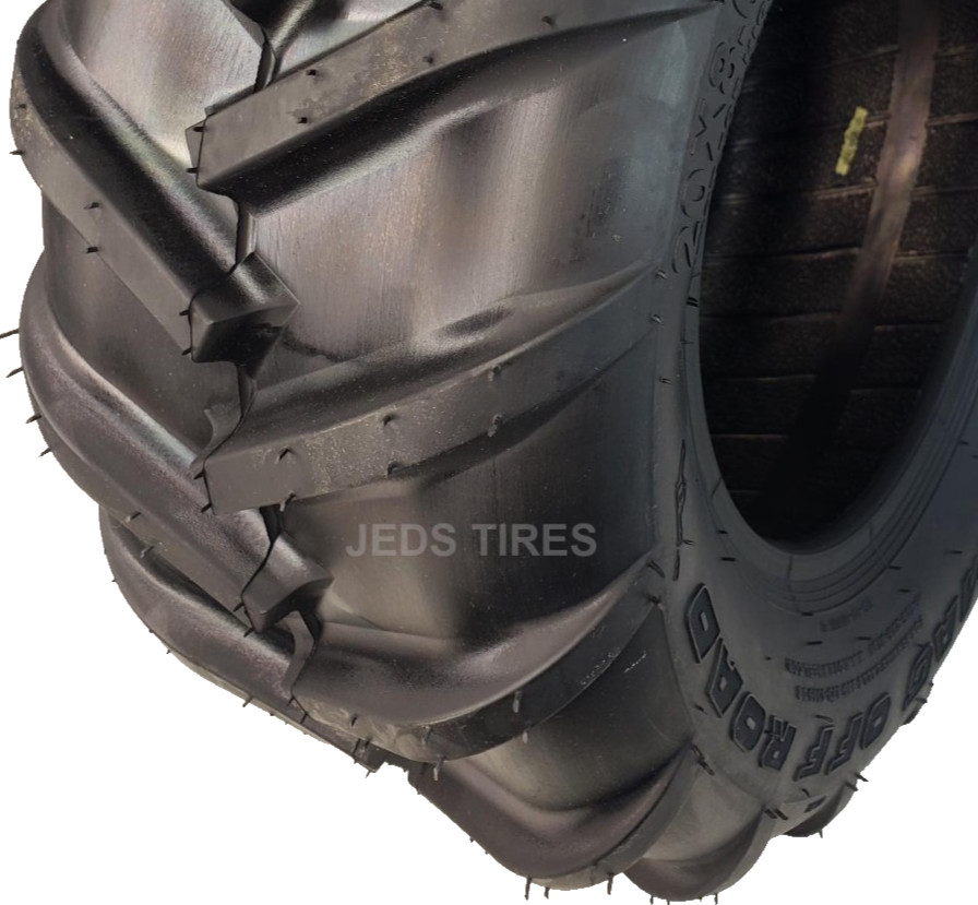 Garden / Compact Tractor 4×4 Front TIRE R-1 Lug 20×8.00-10 20×8-10 20/8-10 4ply