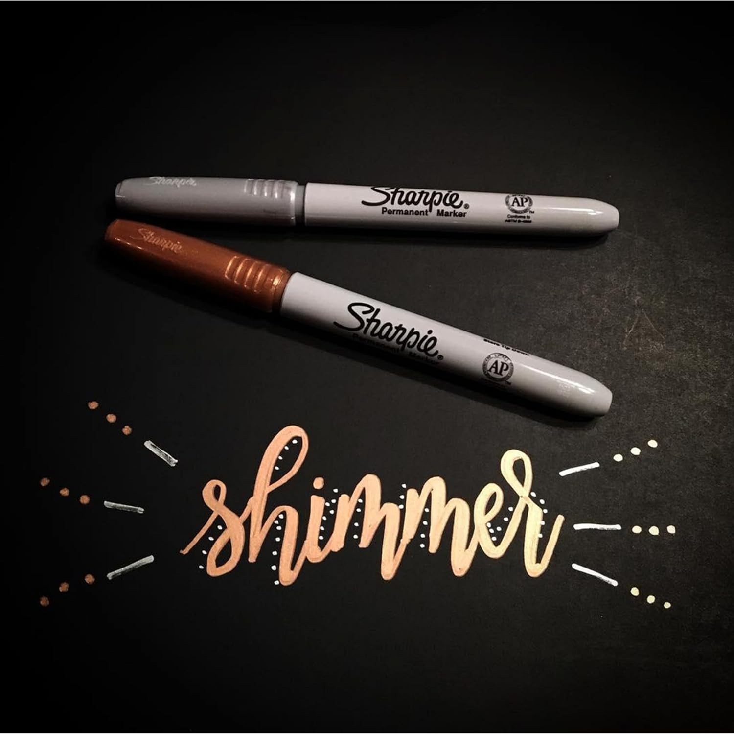 Metallic Gold Permanent Marker – Fade Resistant, Quick-Drying Performance