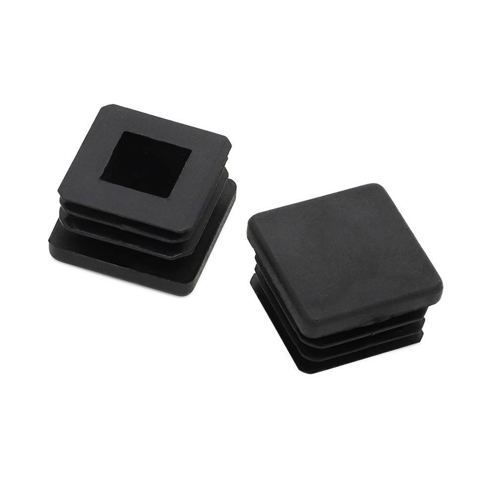 10X 1″ 1×1 inch Square Tube Hole Plug End Cap Leg Table Glides Feet Tips Inserts