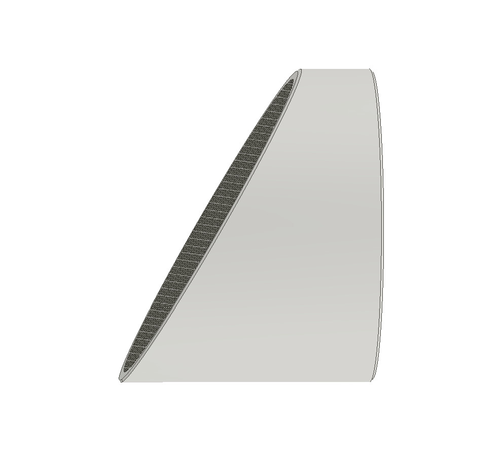 30 Deg Sloped Drain Pipe Mesh Screen to Fit on Outside of Pipe, Various Sizes