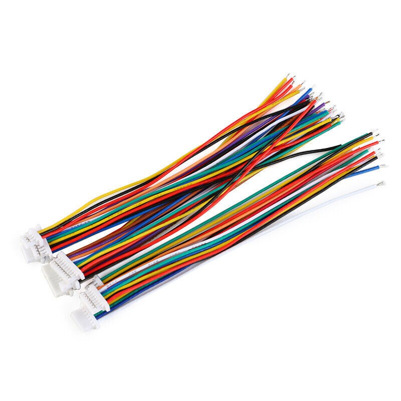 Lot ZH 1.5mm 2/3/4/5/6/7/8/9/10Pin Single Double Ended Connector Plug Wire Cable