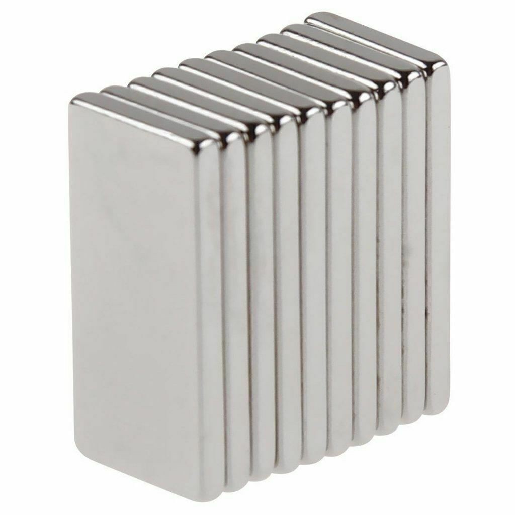 30-200Pcs Strong Block Fridge Magnet Square Rare Earth Neodymium 20x10x2mm N52