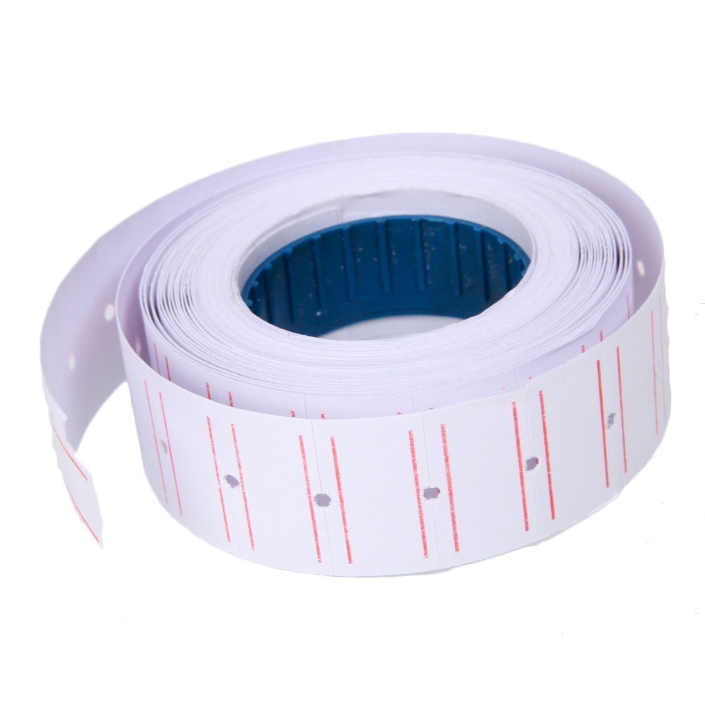 20 Rolls 600/Roll White Price Gun Paper Tag Sticker Labels for MX 5500 + 2 ink