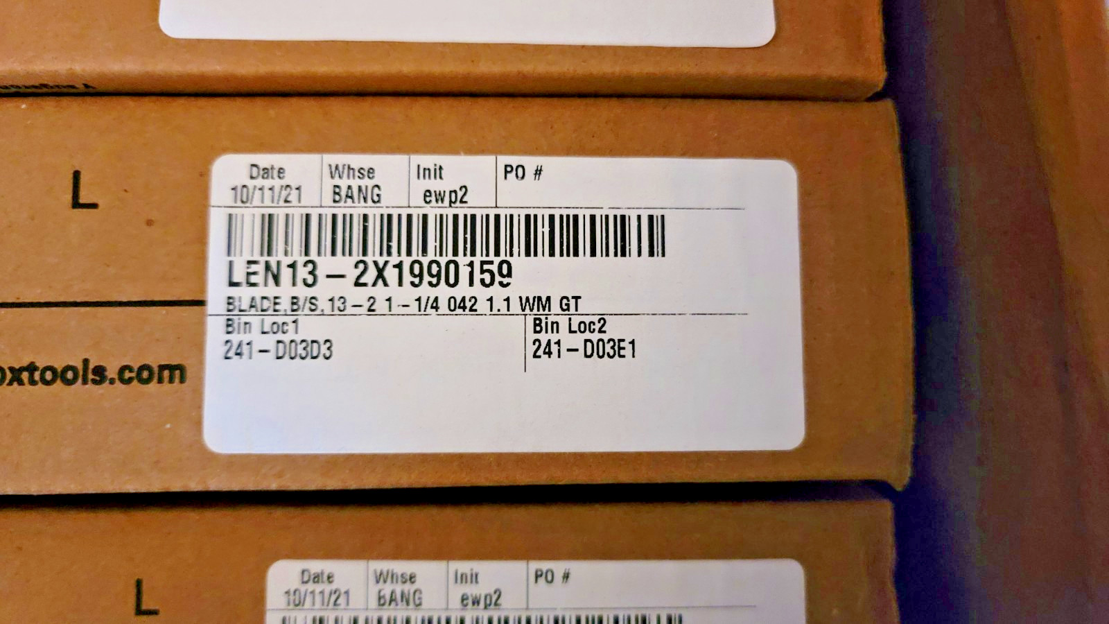 158″ Lenox Welded Band Saw Blade 13′ 2″ x 1-1/4″ x .042″ 1.1 TPI
