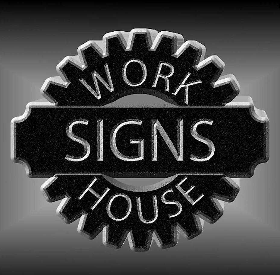 Bubble Gum BLACK Aluminum Composite Sign