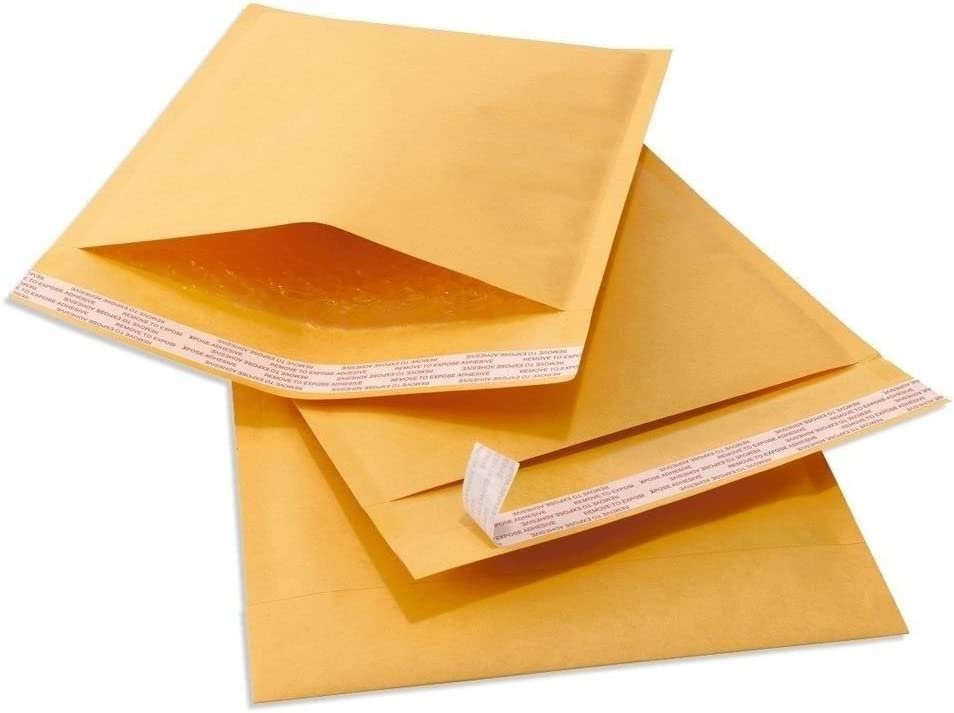 250 #00 5×10 Kraft Paper Bubble Padded Envelopes Mailers Case 5″x10″
