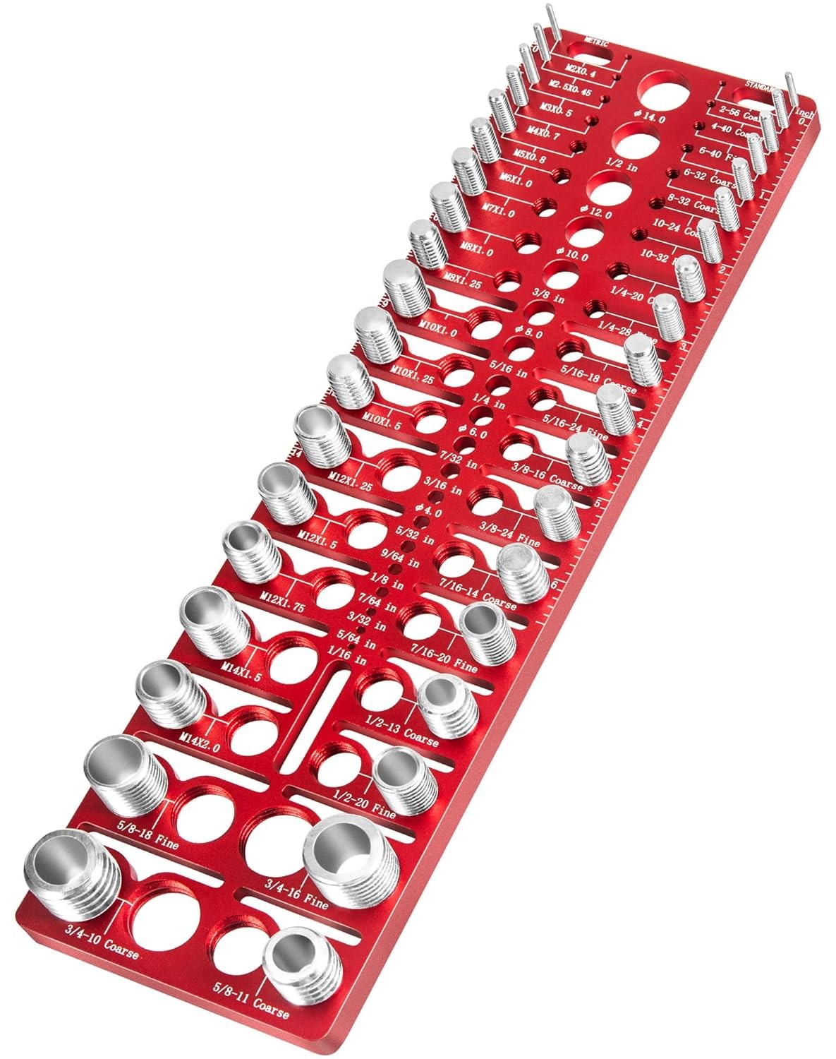 55 Nut and Bolt Thread Checker Thread Checker Standard and Metric Bolt…