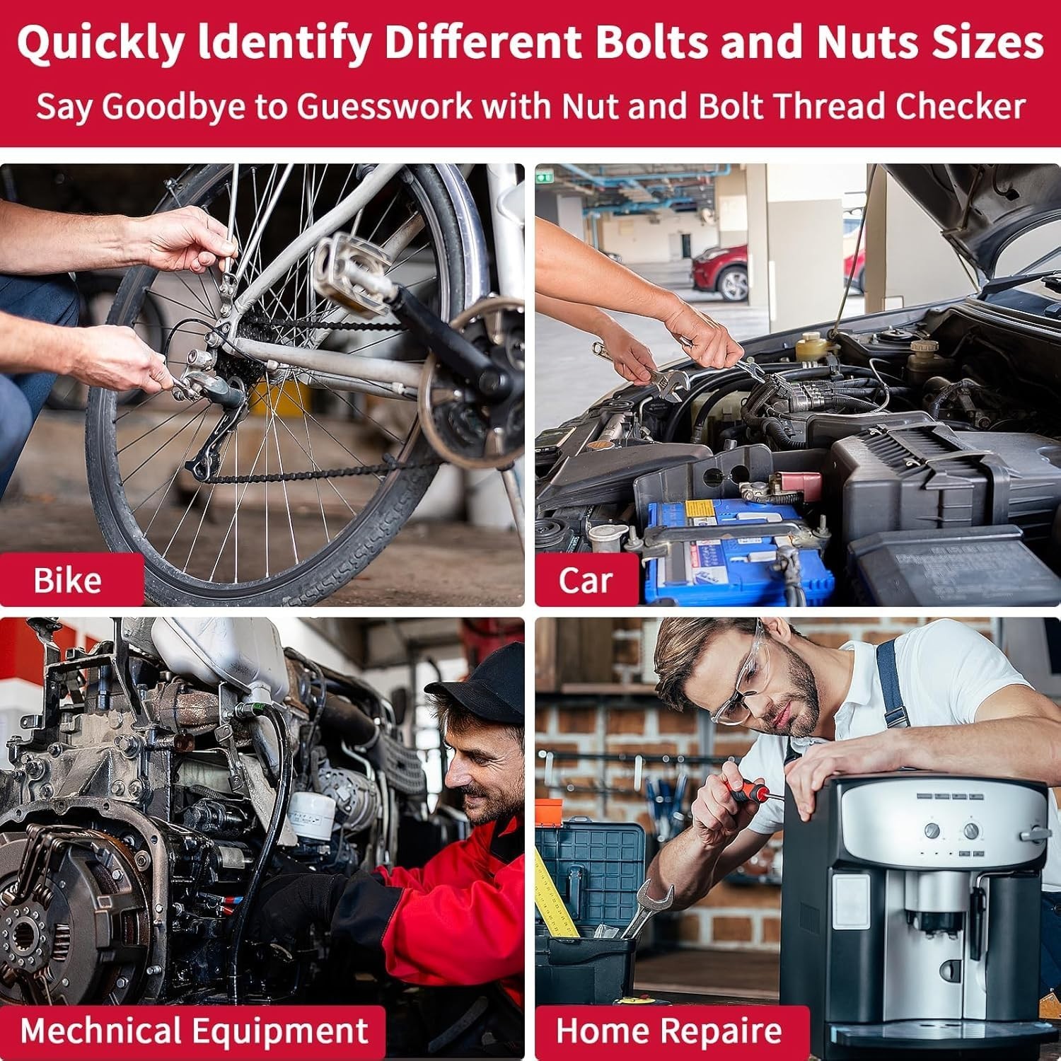 55 Nut and Bolt thread checker thread checker Standard and Metric