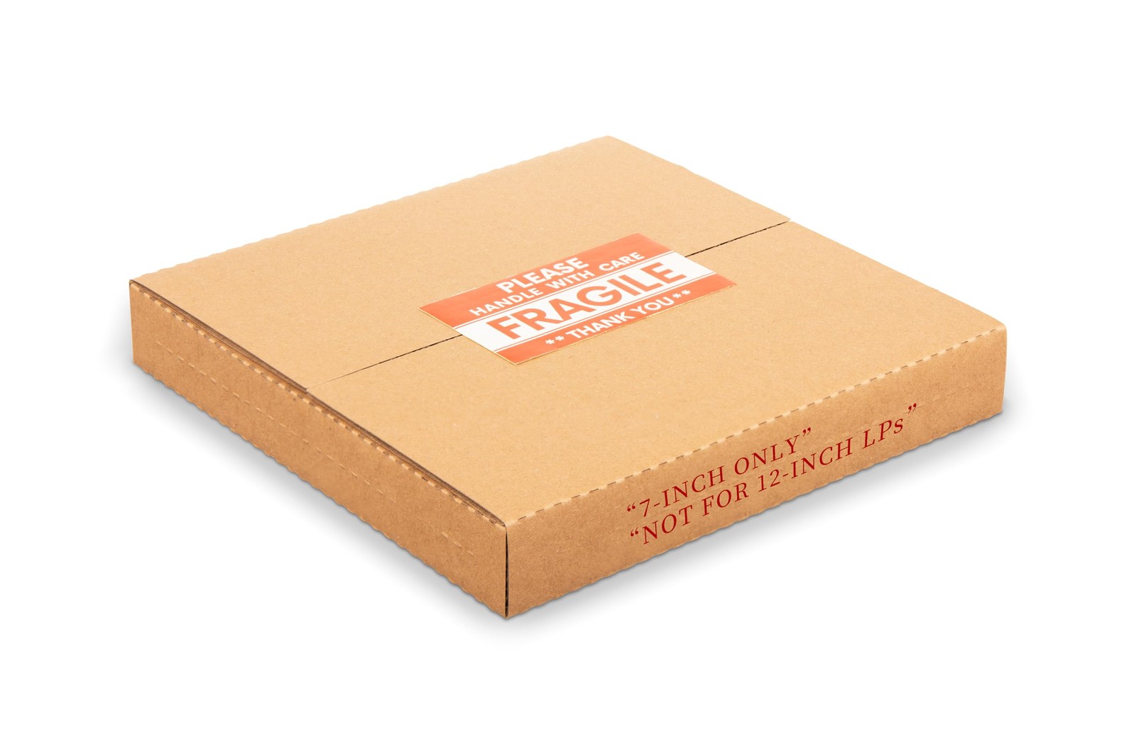 Wisaiboxl 7 Inch 45 RPM Record Mailers (NOT for 12″ LPs), 7.5 25 Pack, Brown