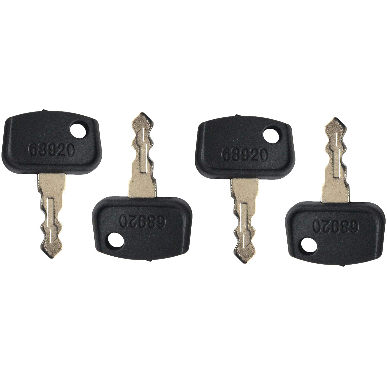 4Pcs Ignition Key 68920 for Kubota Utility Vehicles RTV400 RTV500 RTV900 RTV1140