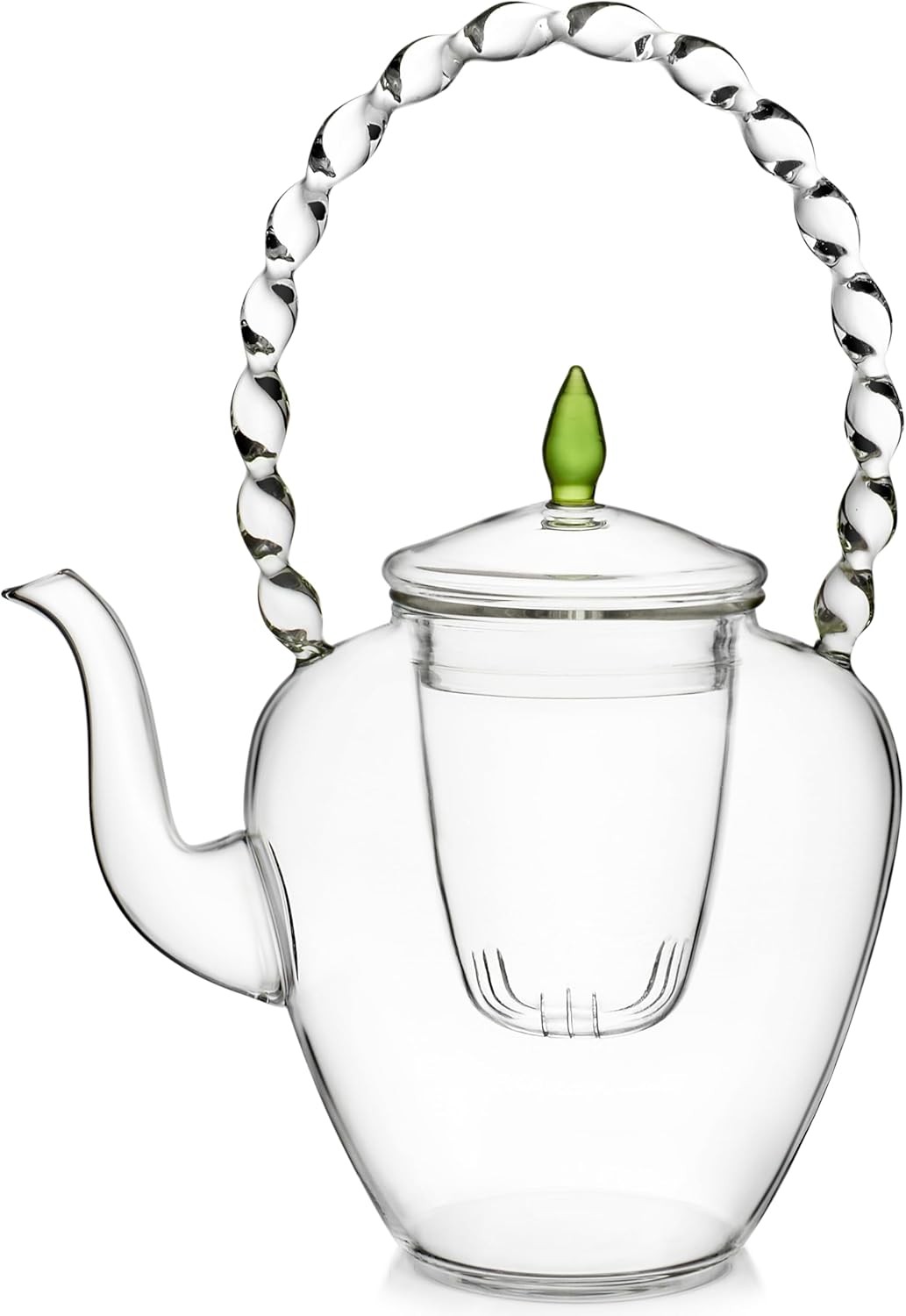 Emerald Teapot – Special Edition Elegant Petite Borosilicate Glass Teapot
