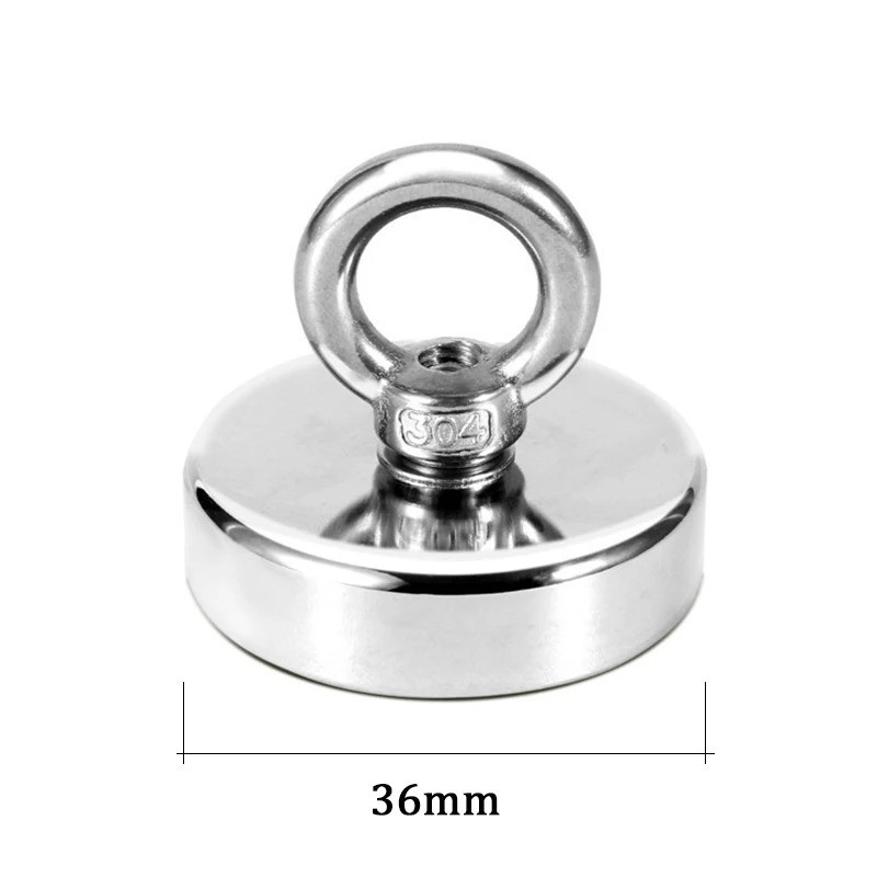 Neodymium Fishing Magnets Pulling Force Super Strong Round Rare Earth