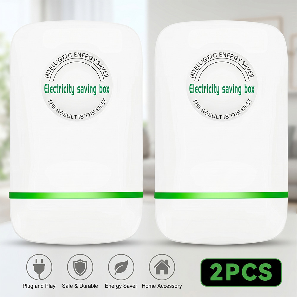 2PCS 28000W Energy Saving Device Electricity Saving Box Stabilize Voltage Device