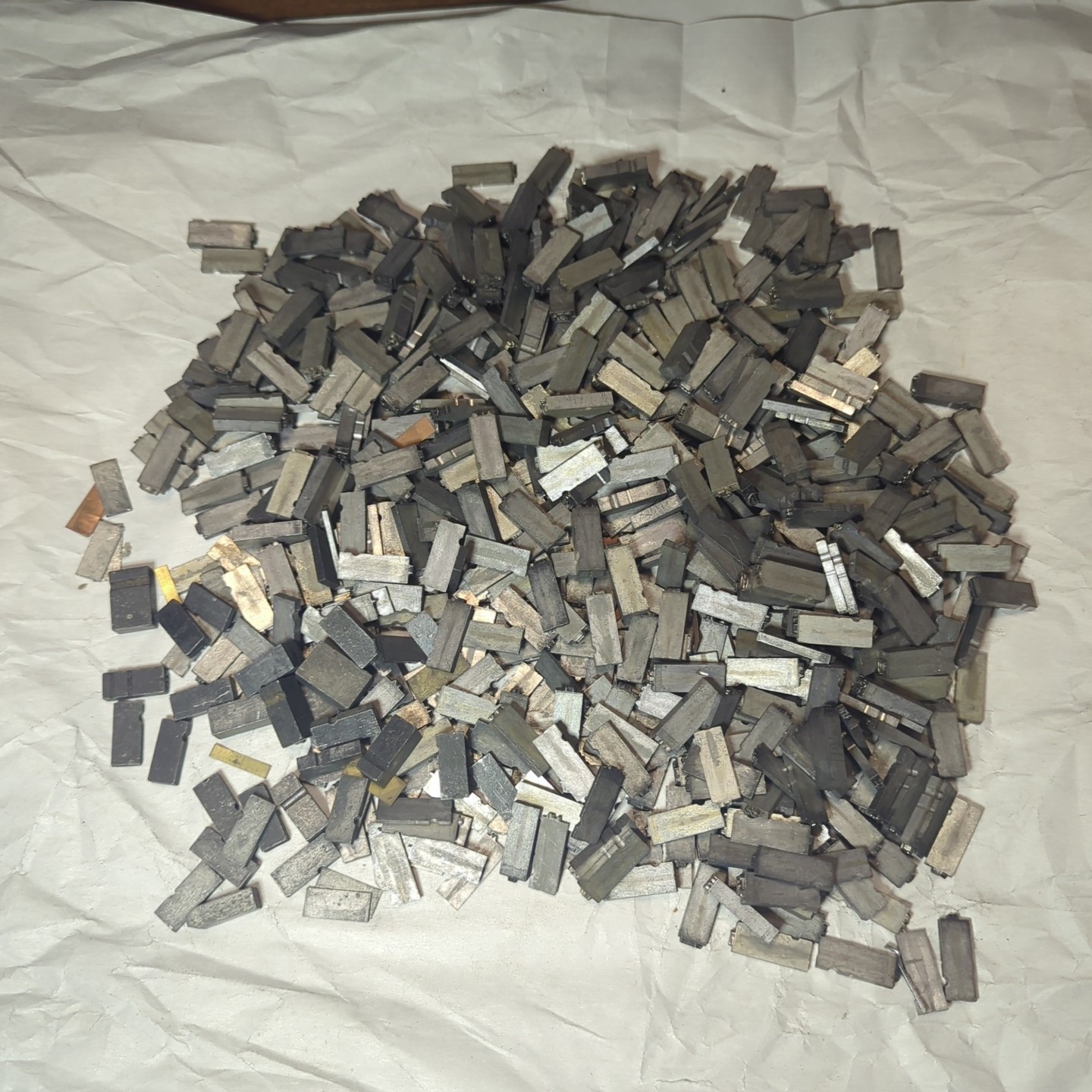 Heavy Lot Vintage Metal Type LEAD Letterpress Printing Letters 500+ Letters 6.8#