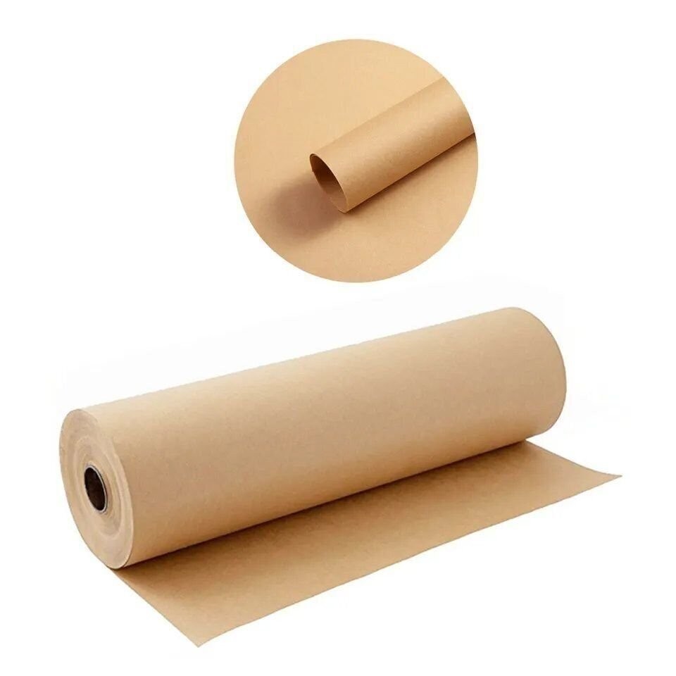 24″ 30# 1200′ Brown Kraft Paper Roll Shipping Wrapping Cushioning Void Fill