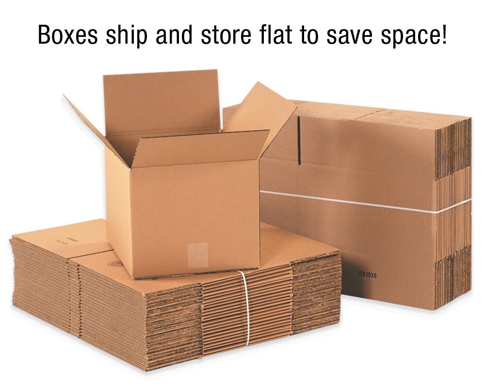 100 4x4x10 Cardboard Paper Boxes Mailing Packing Shipping Box Corrugated Carton