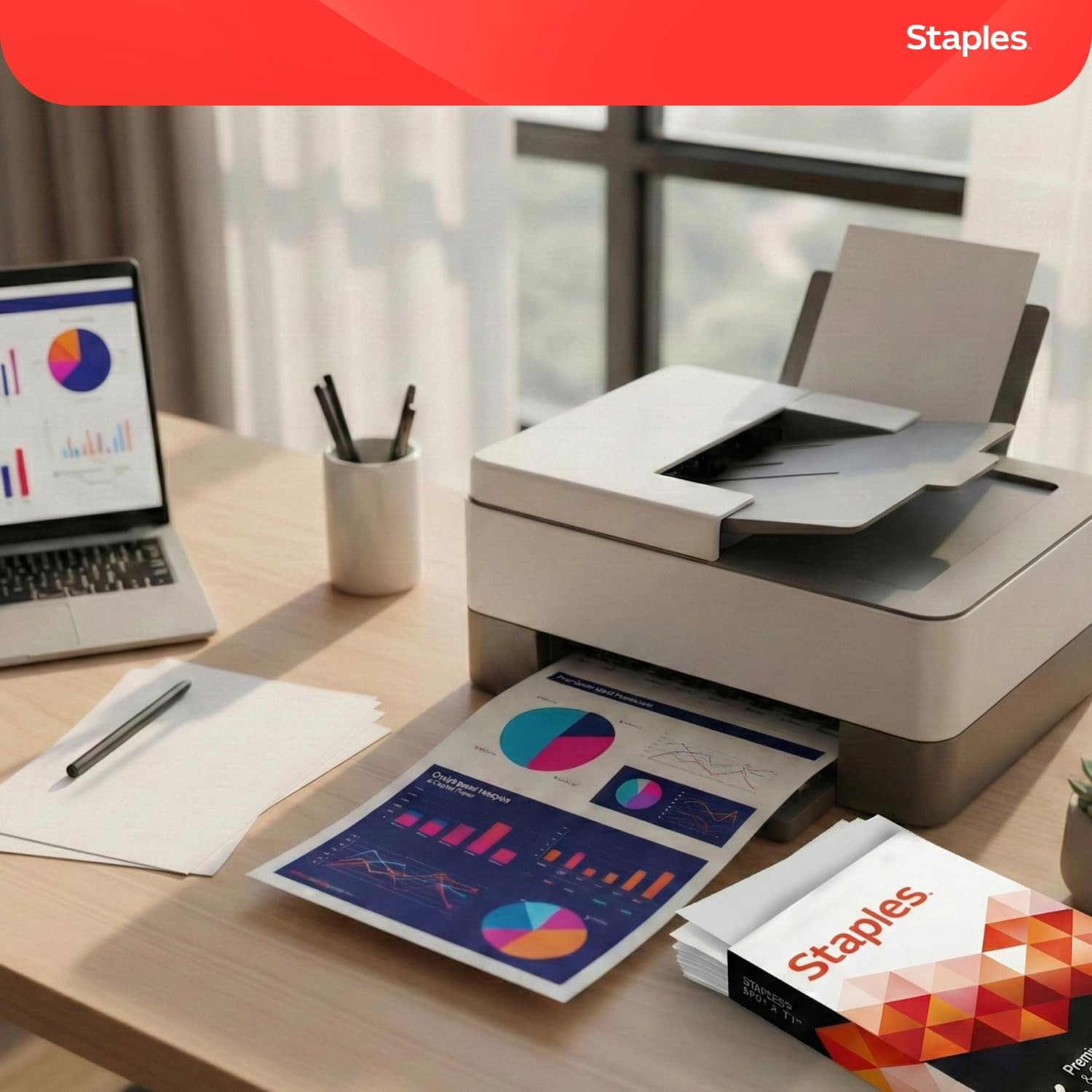 8.5-Inch X 11-Inch Laser Paper 32 Lbs. 98 Brightness 500/Rm