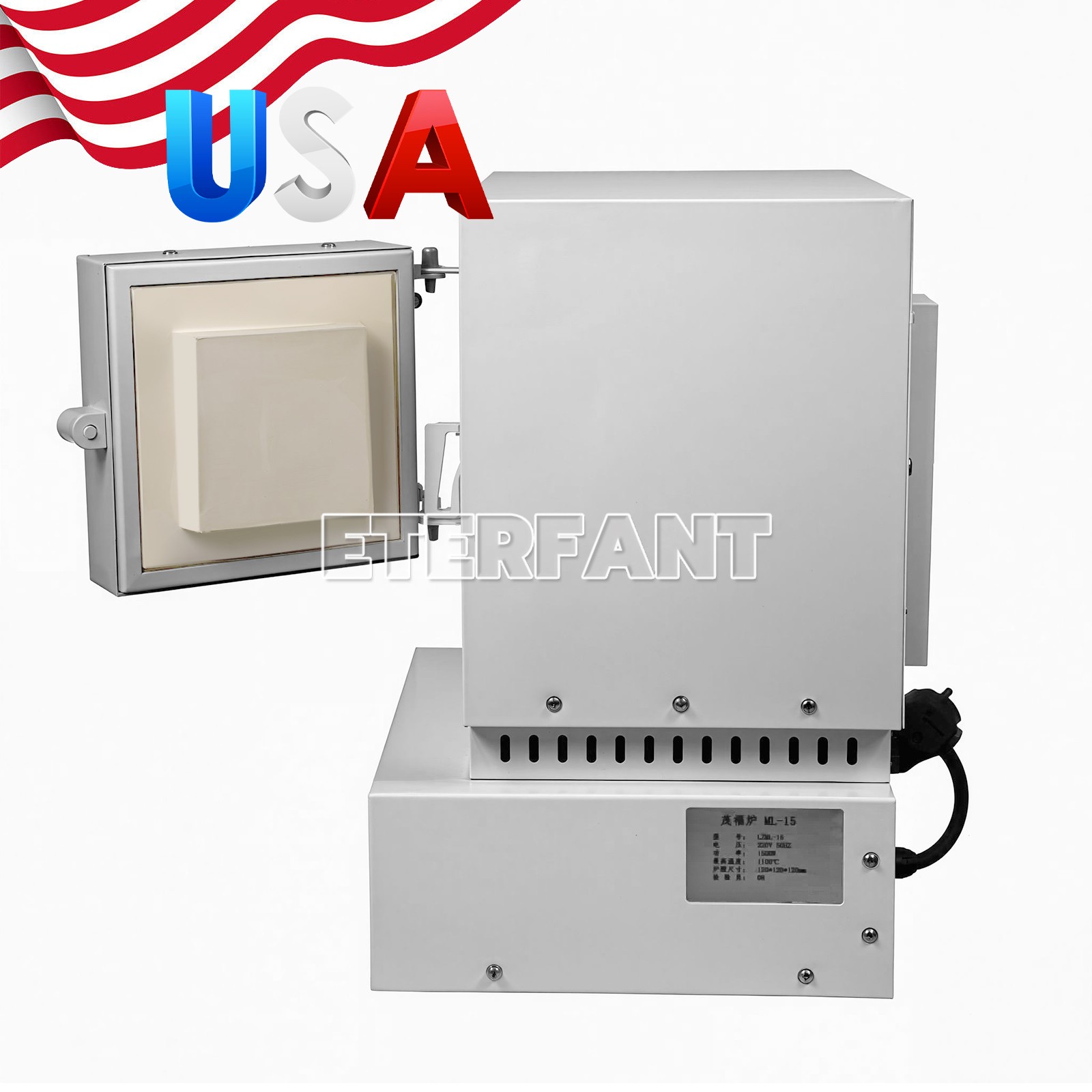 2000W/3000W Dental Lab 1100℃ Burnout Furnace High Temperature Fiber Ceramic Oven