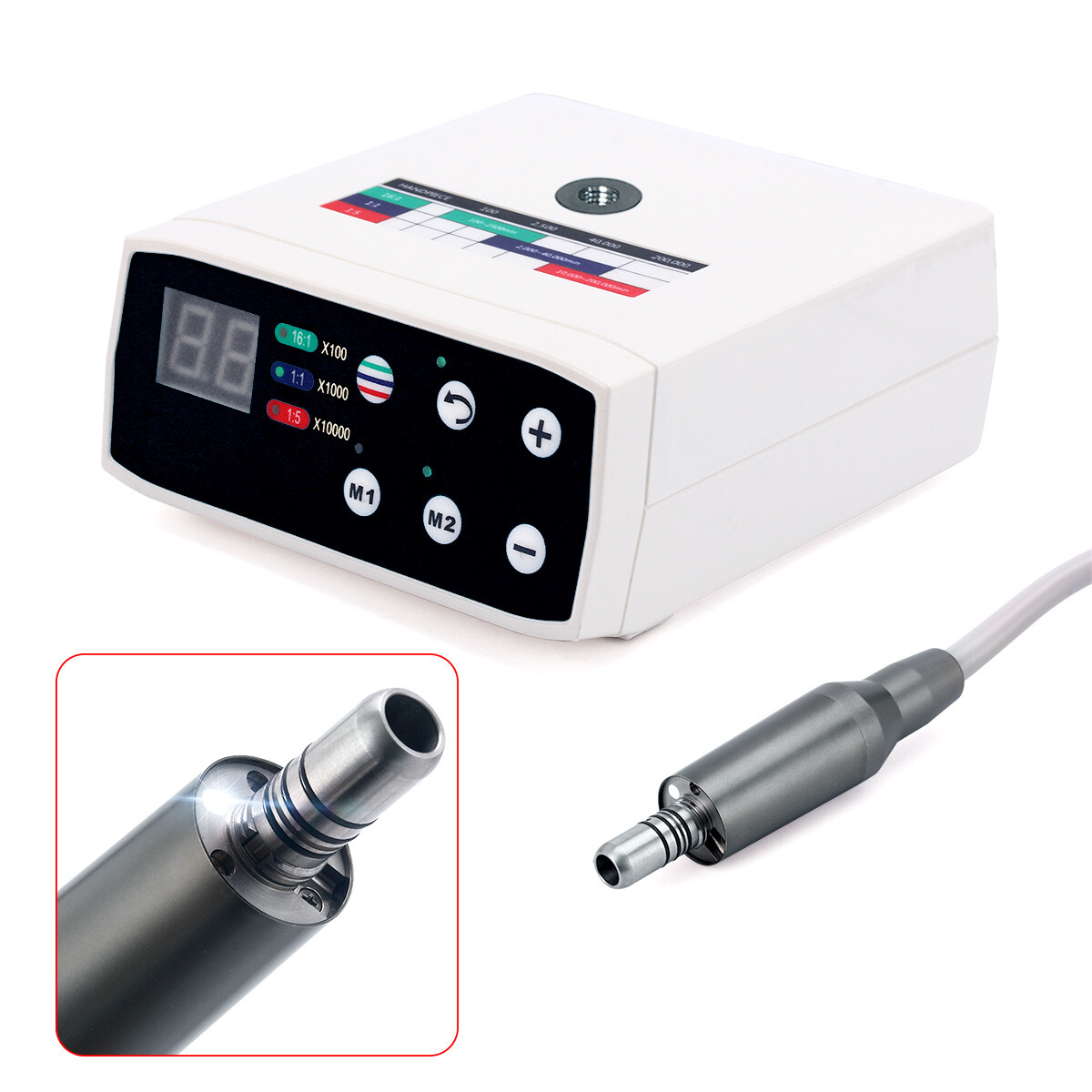 NSK Style Dental LED Brushless Electric Micro Motor /1:5 Increasing Handpiece