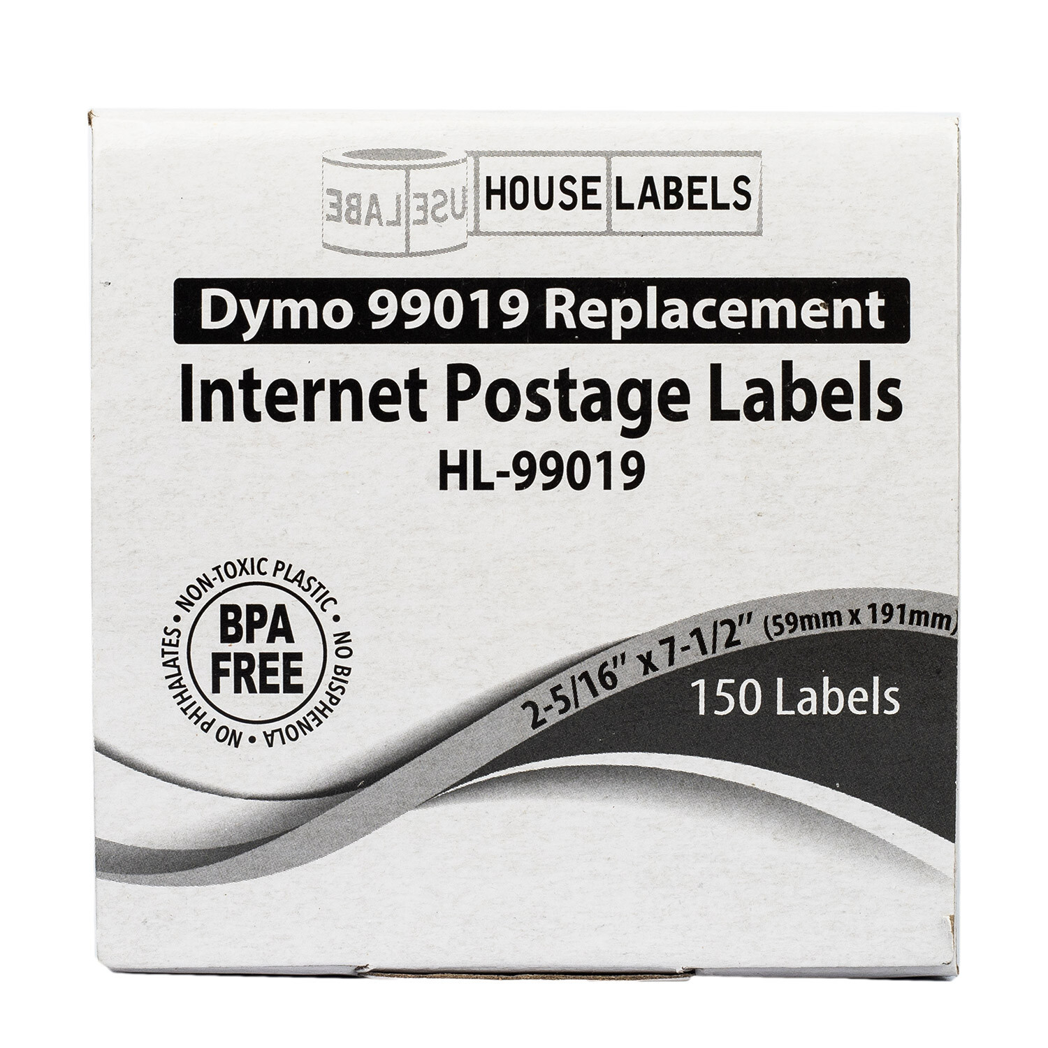 DYMO 99019 1-Part eBay PAYPAL Direct Thermal Postage Labels – (40) Rolls of 150