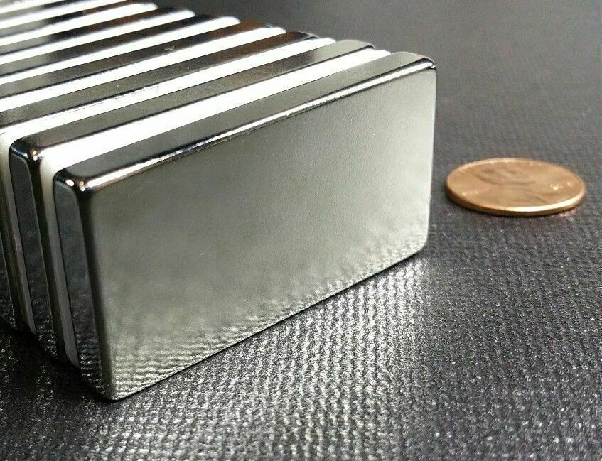 30-200Pcs Strong Block Fridge Magnet Square Rare Earth Neodymium 20x10x2mm N52