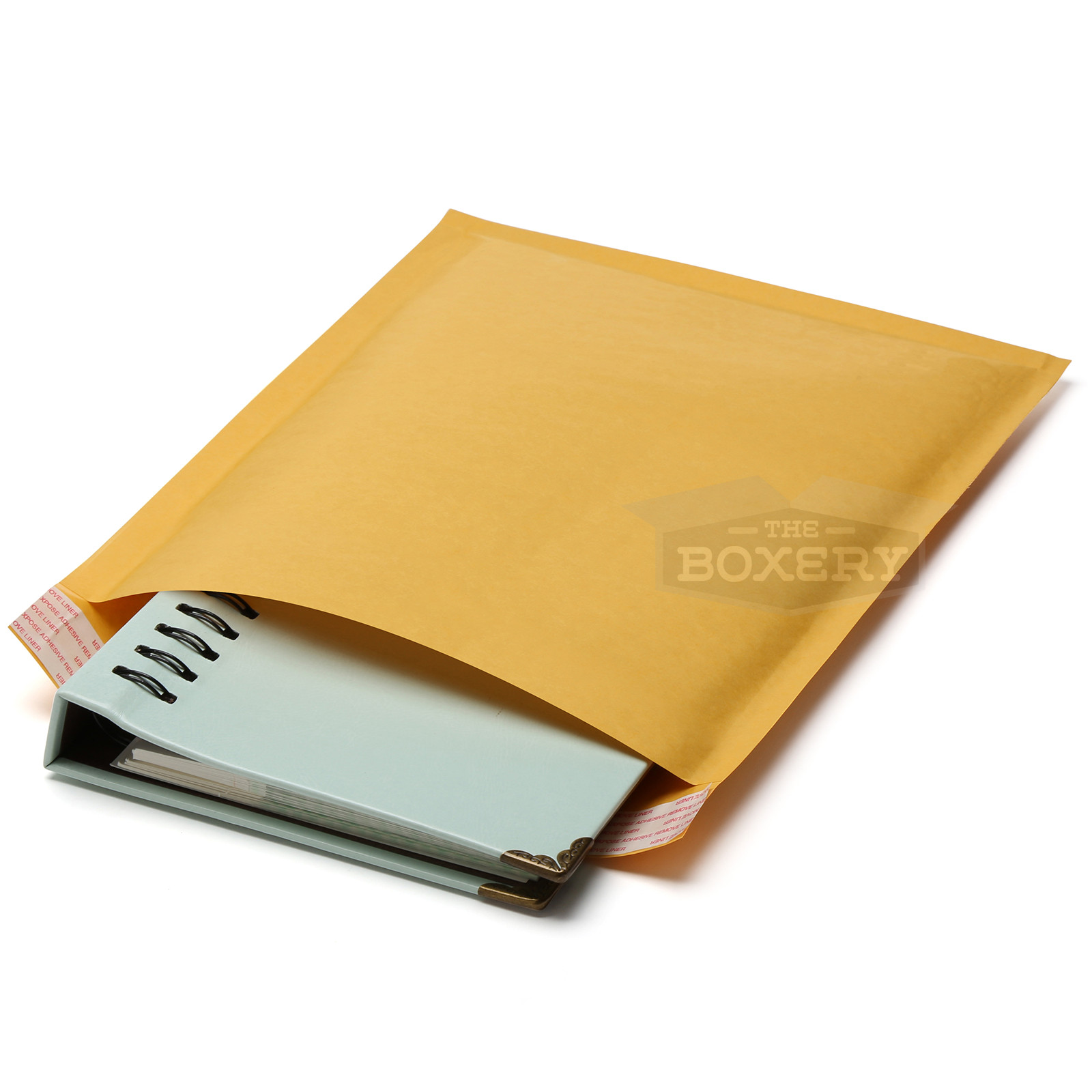 100 #3 8.5×14.5” Kraft Bubble Mailers – Made in the USA – from TheBoxery