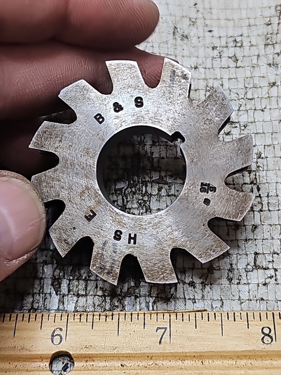 B & S 2.25″ x 5/16″C x 7/8″ Milling Concave Cutter 5/32 Radius 7/8″ ARBOR