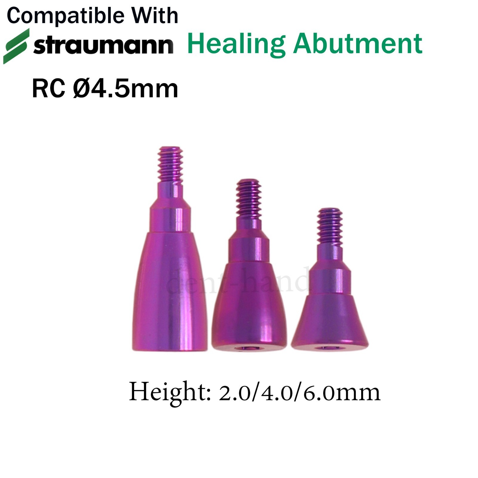 Fits ITI Straumann BL/BLT Dental NC/RC Healing Abutment Caps Cover Screw