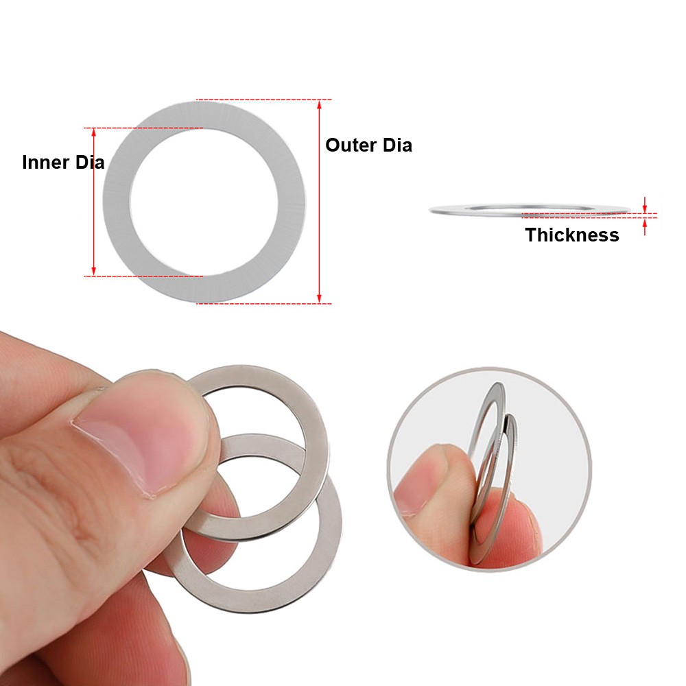 Shim Washers Flat Shims Thick 0.1/0.2/0.3/0.5mm DIN 988 A2(304) Stainless Steel