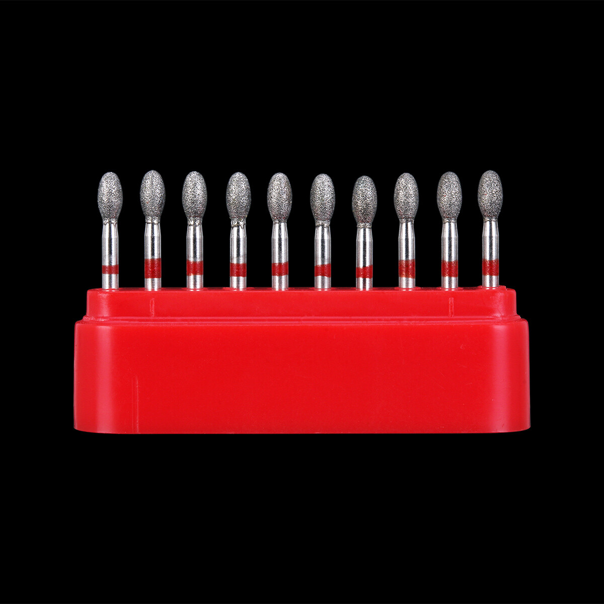 Dental Fine Grit Diamond Burs 379-023F/368-023F Egg Football Shape for Cutting