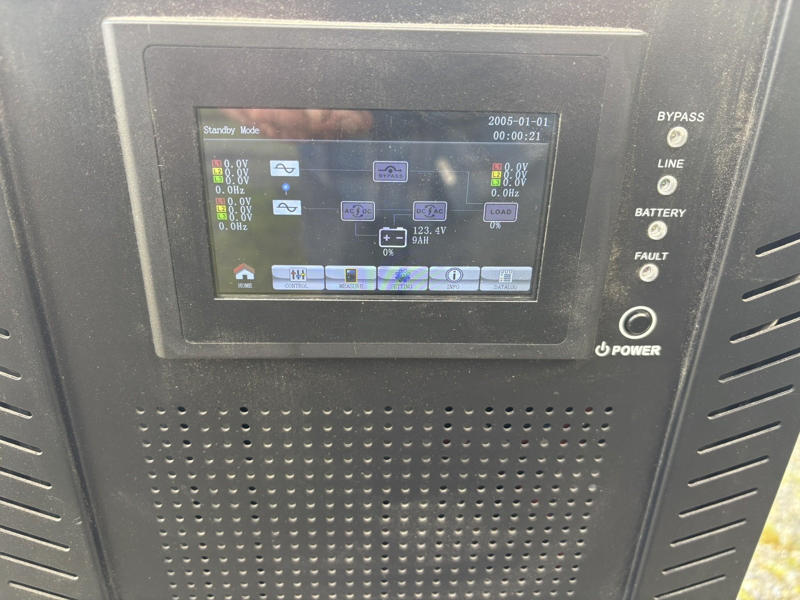 20 kVA 20 kW 3 Phase Power Conditioner Voltage Regulator & Battery Backup UPS