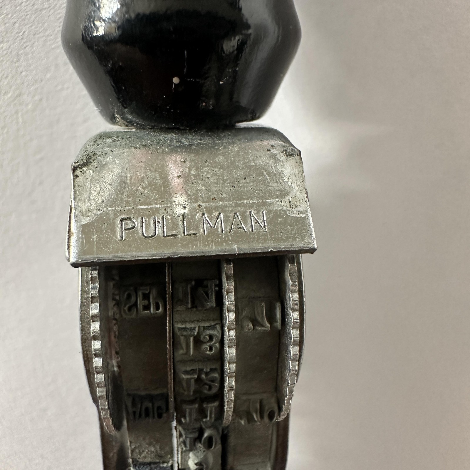 VTG Pullman 3-Band Adjustable Date Number Rubber Stamp Made In USA 1967-78 RARE