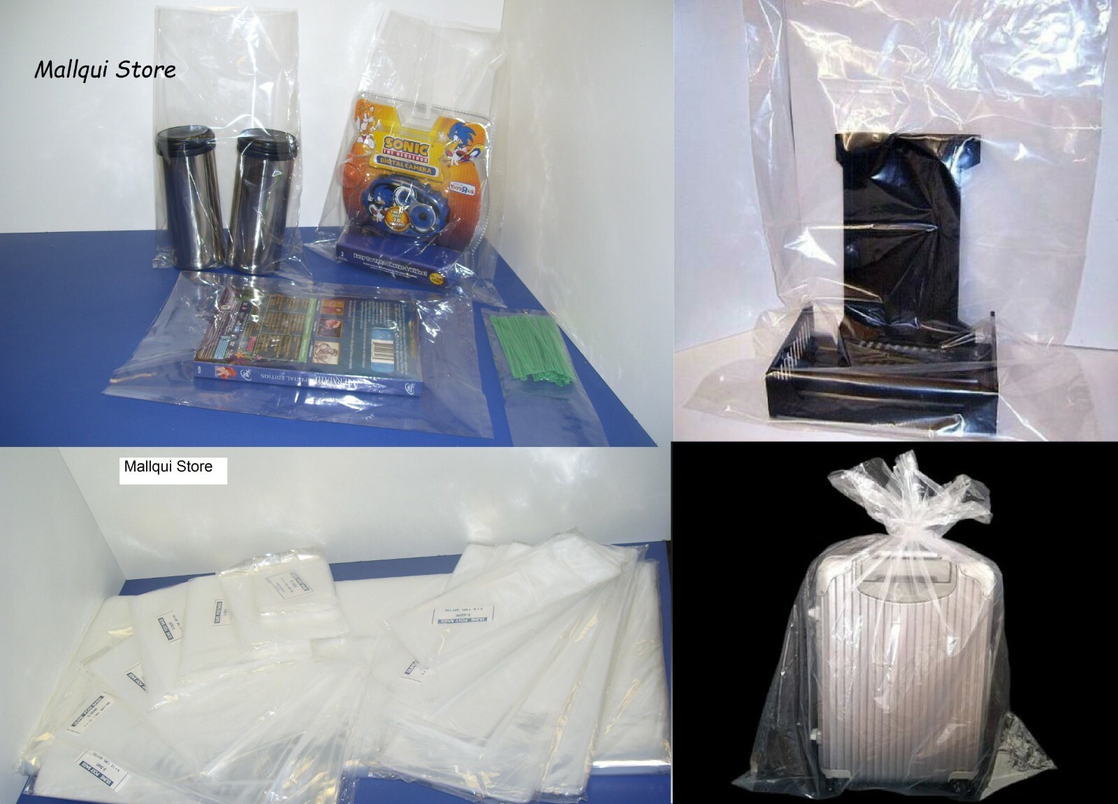 100 Pack Clear 6 x 9 Poly Bags ULINE Best 1 MIL Thick Quality Flat Open Top