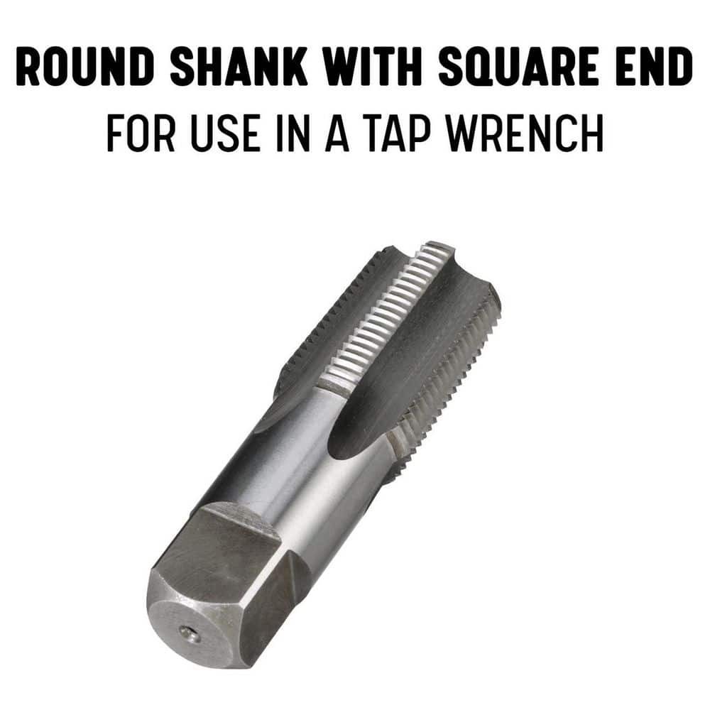 3/8 In. Carbon Steel NPT Pipe Tap and 37/64 In. High Speed Steel Drill Bit Set (