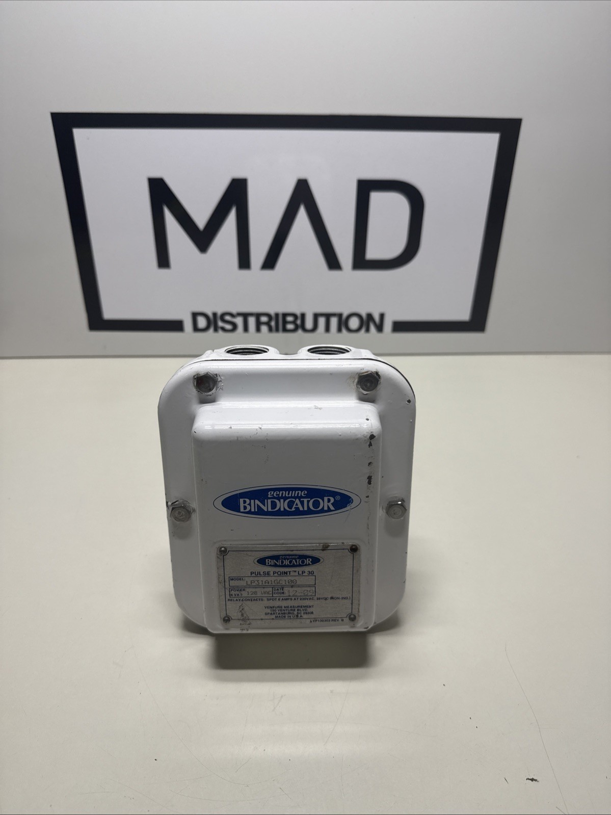 GENUINE BINDICATOR LP31A1GC100 PULSE POINT VIBRATORY LIQUID LEVEL CONTROL