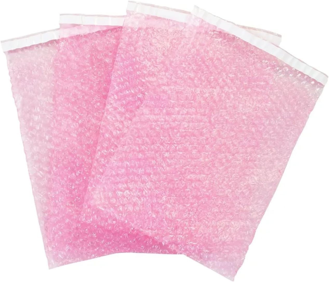 100 – 8×11.5 Anti-Static Bubble Out Pouches Bags Wrap Cushioning Self Seal