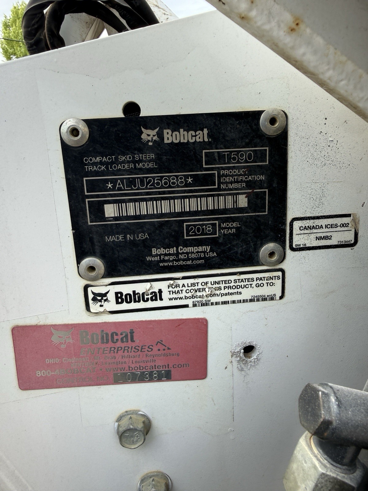 Bobcat T590 Skid Steer, Under 1200 Hours, 1 Owner