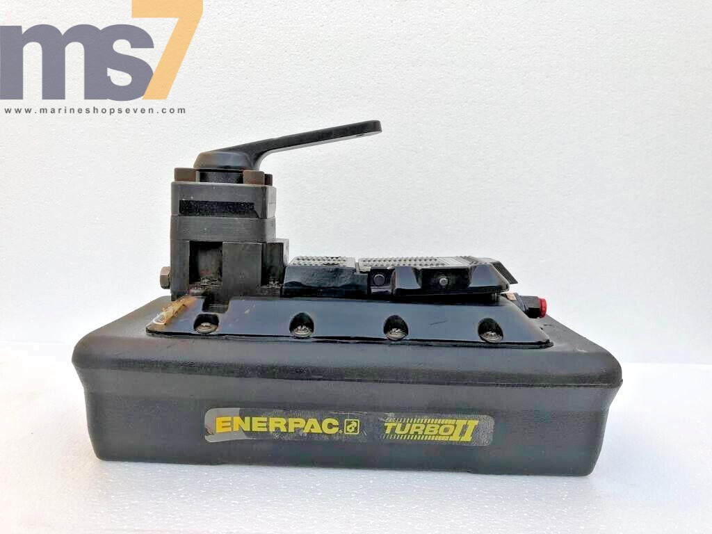 ENERPAC PAMG1405N TURBO 2 AIR DRIVEN HYDRAULIC FOOT PUMP W/4-WAY VALVE 700 BAR