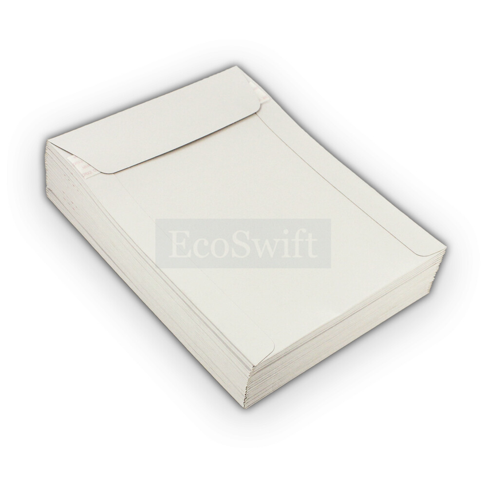 1-5000 6 x 8 EcoSwift CD/DVD Self Seal Photo Ship Flat Cardboard Envelope Mailer