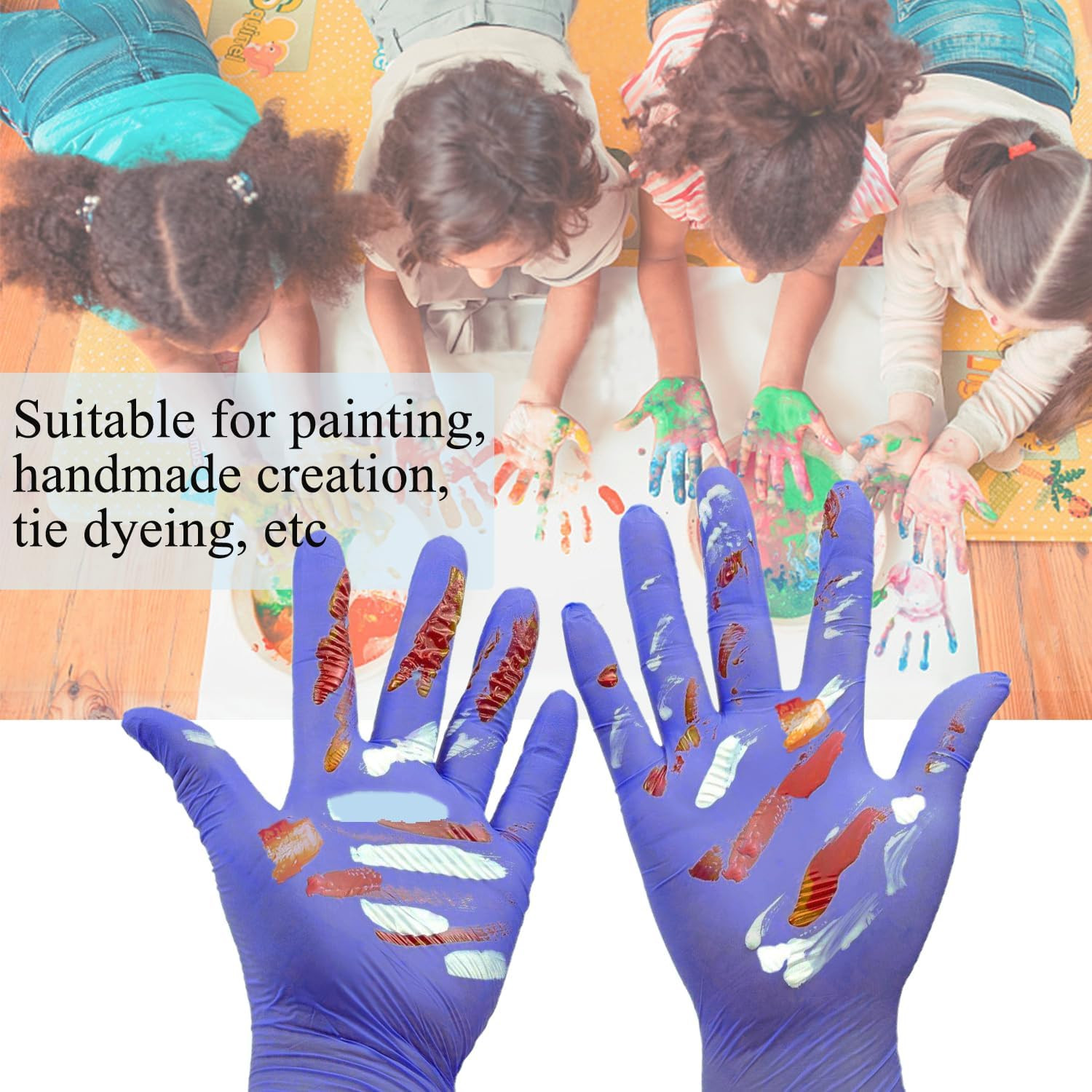 Disposable Nitrile Gloves, Kid Nitrile Glove, Latex Free Glove, Small/XSmall Glo