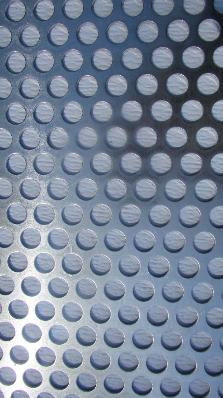 1/2″ HOLE ALUMINUM PERFORATED METAL–12″ X 12″