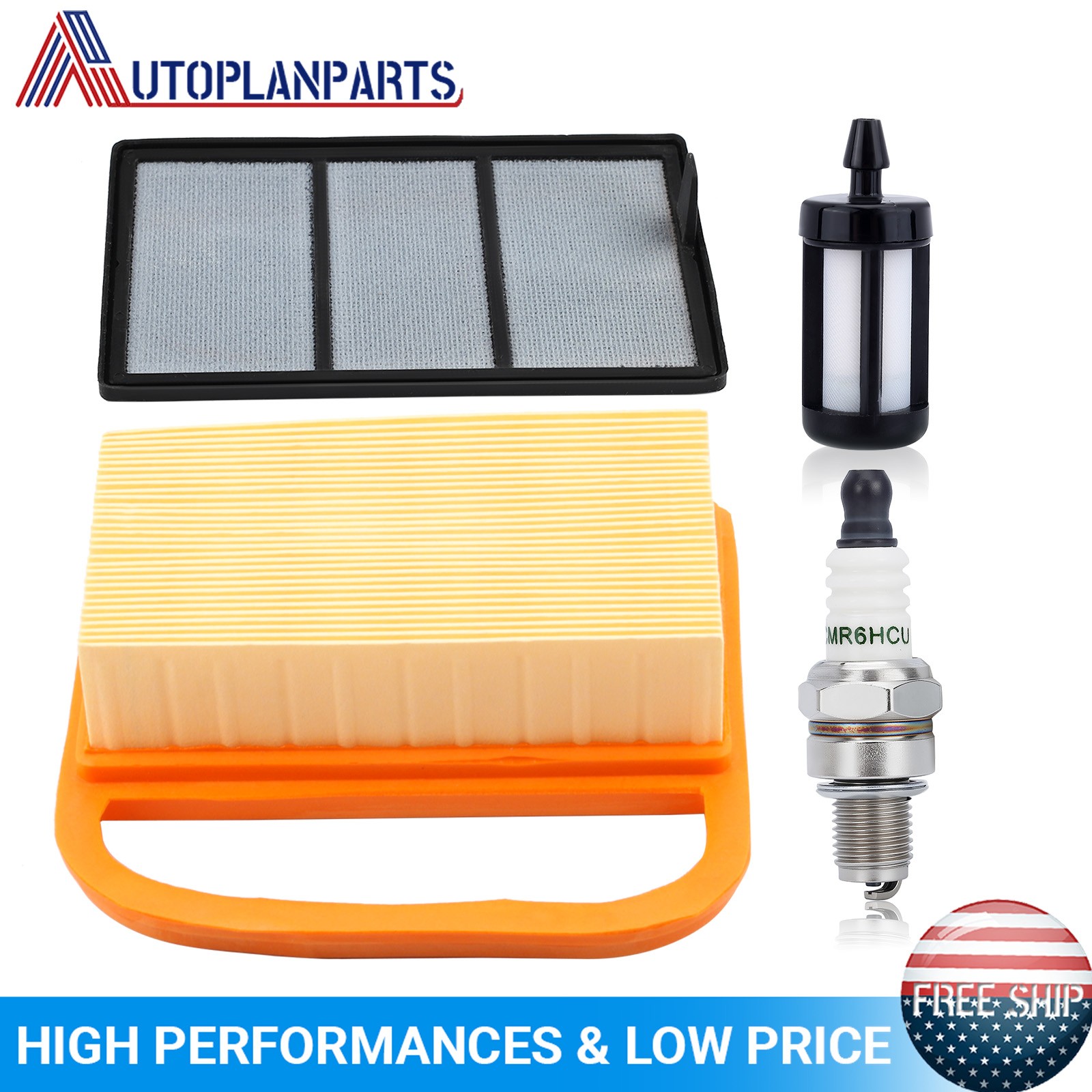Air Filter Tune Up Kit For STIHL TS410 TS420 SAW 4238 141 0300 4238 140 1800