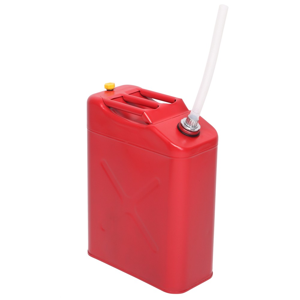 20L Standard Cold-rolled Plate Petrol Diesel Can Gasoline Bucket Oil Pipe Red