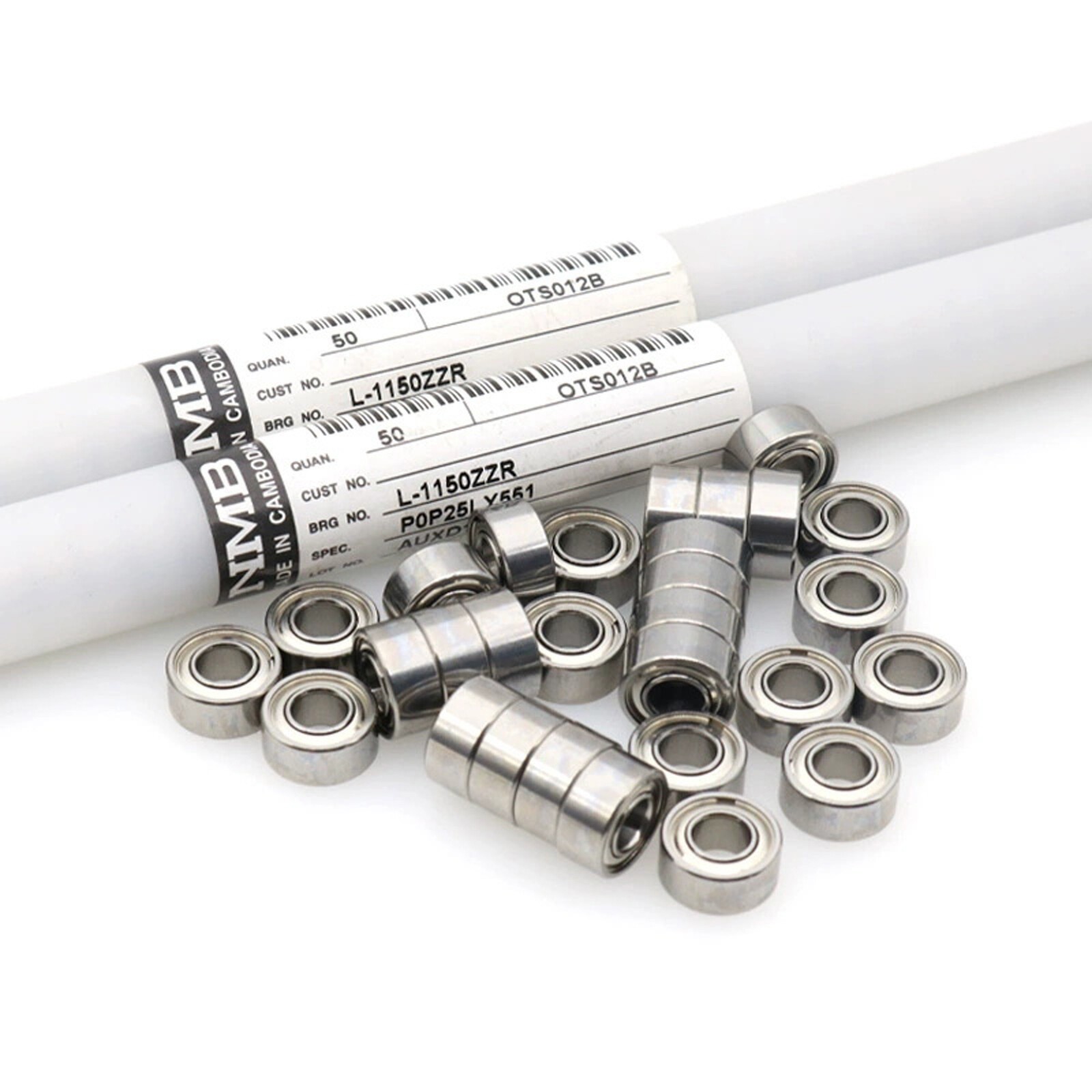NMB Miniature Deep Groove Ball Bearings Various sizes ZZ Double Shield Bearing