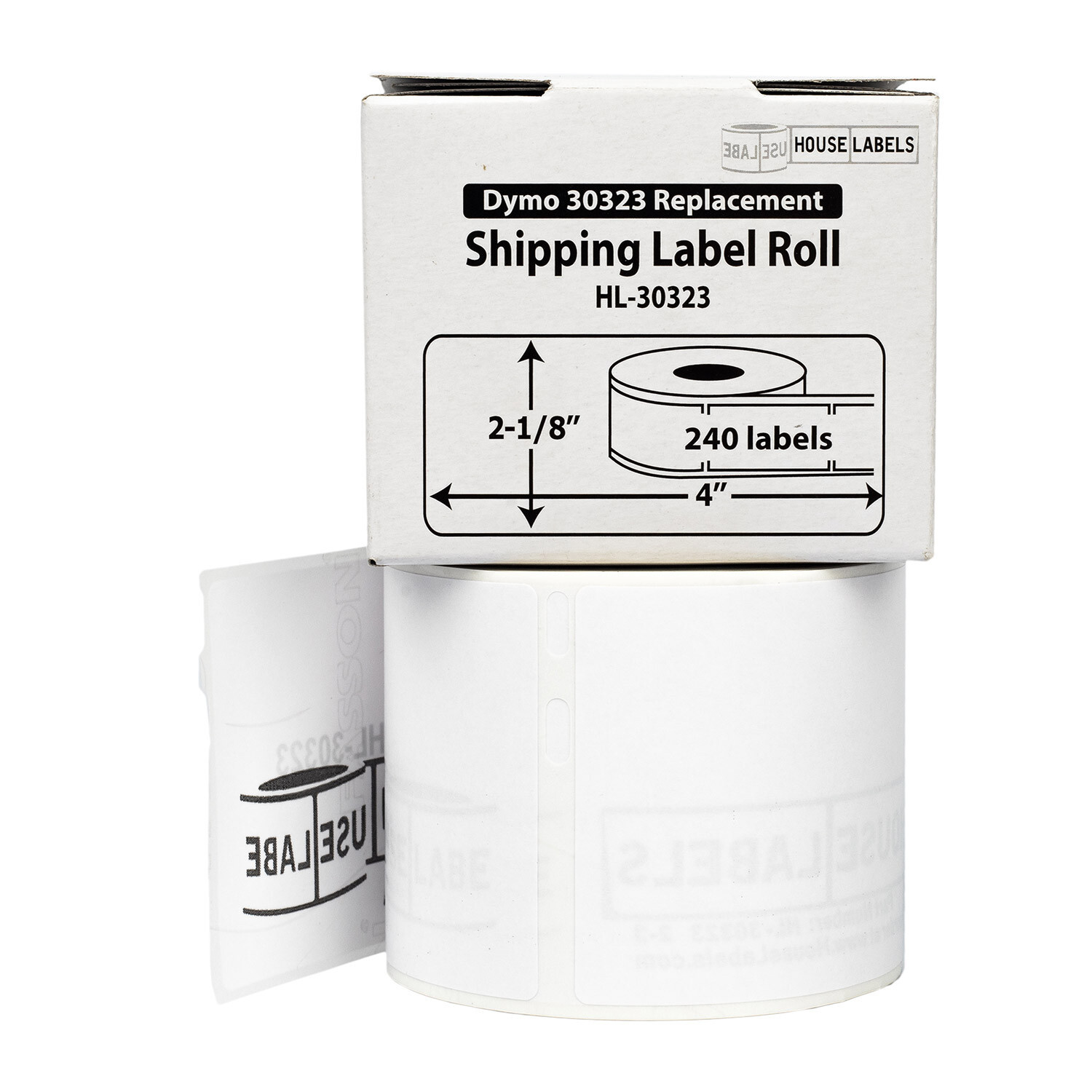 DYMO LW 30323 / 30573 Direct Thermal Shipping Labels – (6) Rolls – 2-1/8″ x 4″