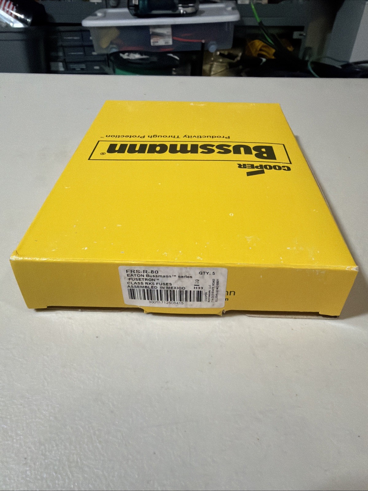 Bussmann Fusetron Copper Fuse FRS-R-80 80A 600VAC Lot of 5 New In Box Fast Ship!