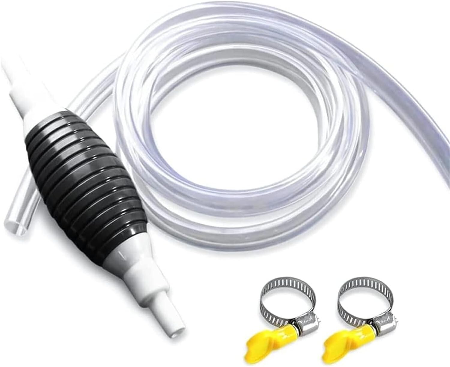 Car Fuel Tank Sucker Oil Transfer Fuel Pump Petrol Diesel Liquid Manual Tool 3M