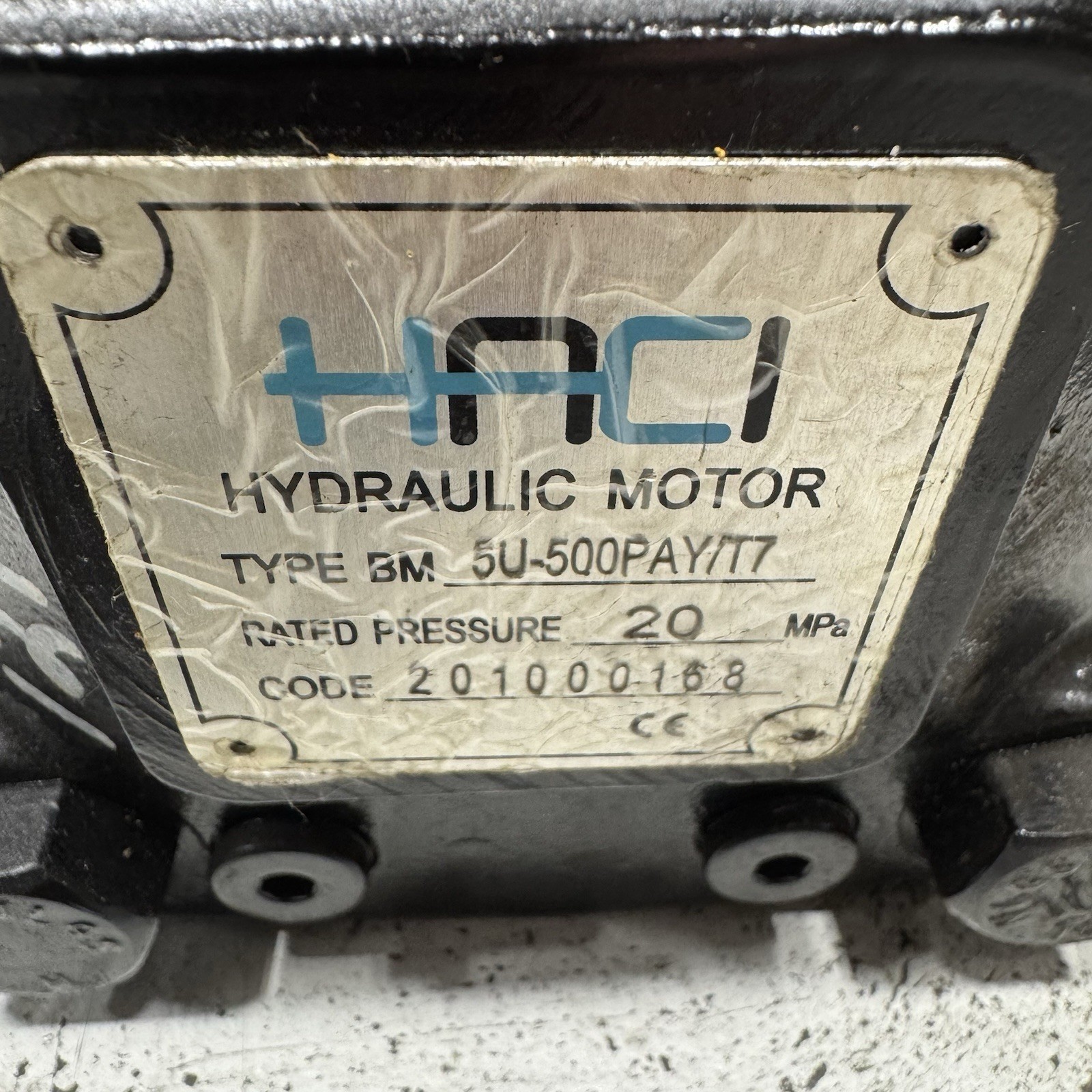 HACI Hydraulic Drive Motor – 900 NEUSTARR NEW OPEN BOX Emerald Part # 12100400